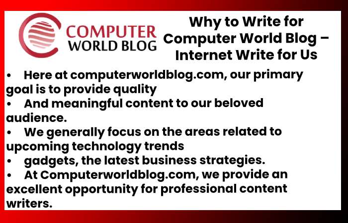 Why to Write for Computer World Blog(3)