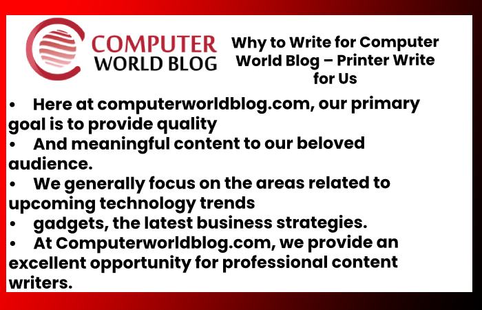 Why to Write for Computer World Blog(11)