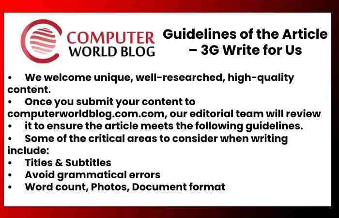 Guidelines of the Article